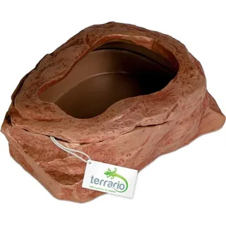 Terrario SplitRock Smart Bowl – Futterschale für Lebendfutter 11x9x4 cm Terrario - Grau