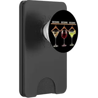 Cocktail Decisions Martini Wine Margarita Happy Hour Damen PopSockets PopWallet für MagSafe