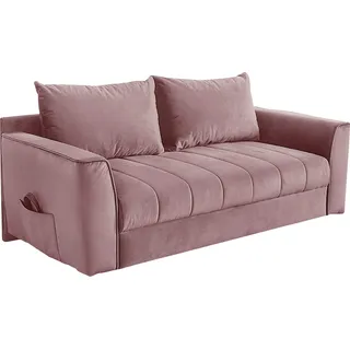 Jockenhöfer Schlafsofa Polyester 2-Sitzer Rosa
