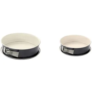 Dr. Oetker Springform Ø 28 cm Back-Trend & Springform Ø 26 cm Back-Trend, Kuchenform mit Flachboden, runde Backform aus Stahl mit keramisch verstärkter Antihaft-Beschichtung, Menge: 1 Stück