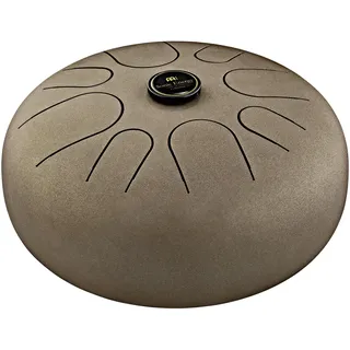 Sonic Energy 12 Zoll Zungentrommel – A Akebono, 8 Töne – Für Meditation, Yoga, Percussion – Inkl. Schlägel und Tasche – Vintage Braun (STD2VB)