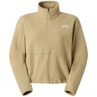 The North Face Glacier Fleece 1/2 Zip Short Jacket khaki stone M