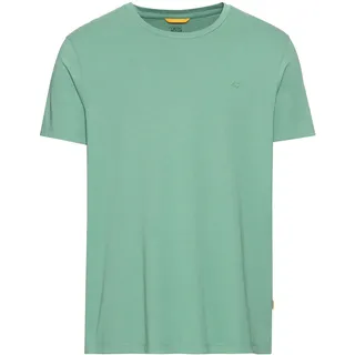 CAMEL ACTIVE Herren, Basic Kurzarm T-Shirt mit Rundhalsausschnitt grün Menswear-L