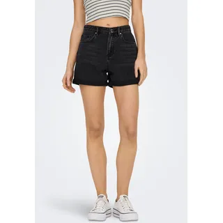 Only Jeansshorts Schwarz XS