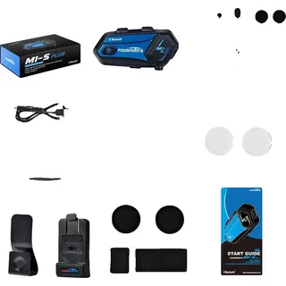 Motorrad-Intercom, Bluetooth-Konnektivität, Musikfreigabe, ein vollständiges Set