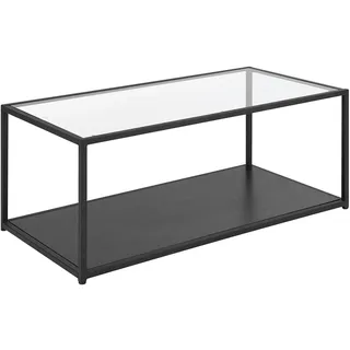 Beliani Medora Schwarz Glas 100 x 42 x 54 cm
