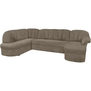DOMO collection "Pegnitz, zeitlos&modern, elegante Rückensteppung, Breite 292cm, U-Form", wahlweise mit Bettfunktion,