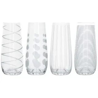 Mikasa Menaje C000212 Set Mit 4 Hohen Gläsern 230ml - Transparent - One Size
