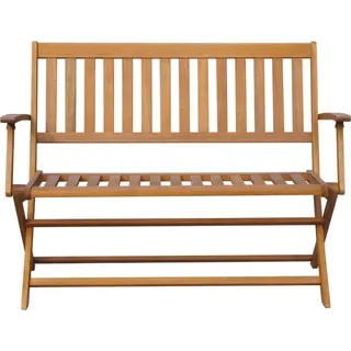 vidaXL Gartenbank 120 cm Massivholz Akazie - Braun