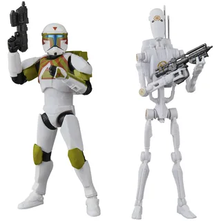 Star Wars The Black Series Clone Commando & B1 Battle Droid Action Figure 2-Pack (15 cm) zum Sammeln