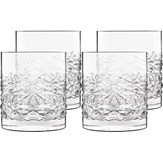 LUIGI BORMIOLI Mixology textures Whiskyglas 0,38 l 4 St.