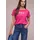Kurzarmshirt Magenta Dream 46