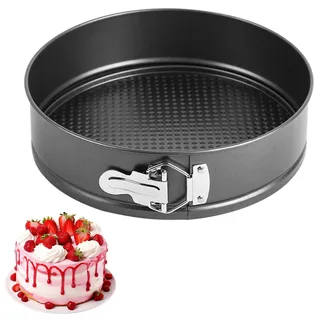 IVEOPPE Springform 28cm Rund Backform - Kuchenform mit Antihaftbeschichtung, Backformen, Tortenform, Kuchenformen für Kuchen Backen