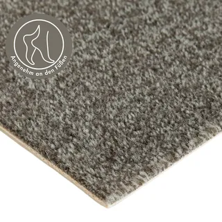 Andiamo "Catania, Velours, Gesamthöhe 7,5 mm, Luxusklasse LC1", rechteckig meliert, Breite 400 cm oder 500 cm, strapazierfähig & pflegeleicht,