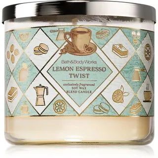 Bath & Body Works Lemon Espresso Twist Duftkerze 411 g