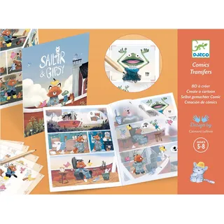 Kreatives Comic-Spiel „Auf dem Boot“, Djeco