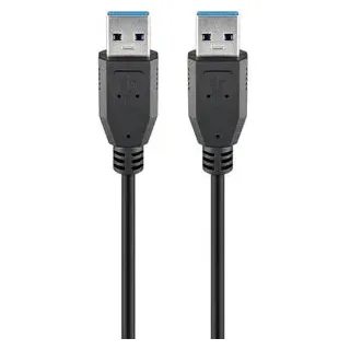 goobay USB-A 1,0 m Schwarz
