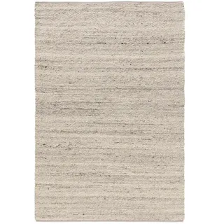 benuta Pure Wollteppich Finn Ivory Hellgrau 100x150 cm , Creme , Textil , Beton Optik , Rechteckig , 100x150 cm , Care & Fair, Handmade in India , pflegeleicht , Teppiche und Böden, Teppiche, Schafwollteppiche