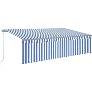 vidaXL Markise 5 x 3 m blau