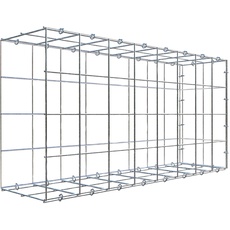 Bild C-Ring-Gabione-Anbaukorb Typ 2 40 x 80 x 20 cm Maschenw 10 x 10 cm