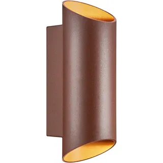 Nordlux Außen-Wandleuchte »Nico Round« GU10 1 Stk. Einfache Installation, Parallelschaltung möglich, IP54 geschützt, braun