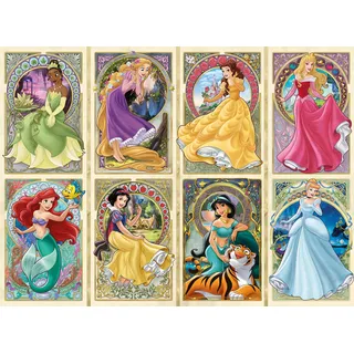 Ravensburger Disney Prinzessinnen 12000497 - Nouveau Art Prinzessinnen