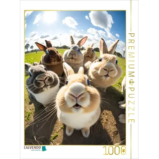 Calvendo Puzzle Hasen 1000 Teile Lege-Größe 64x48cm Foto-Puzzle für glückliche Stunden