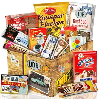 Süssigkeiten Box mit Waren aus dem Osten - Geschenk zum Geburtstag