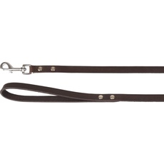 Flamingo - Rondo Brown Riveted Leash .130 cm x 16 mm. for Dogs - FL-520445