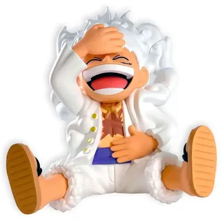 Plastoy One Piece Luffy Gear 5 Figuren-spardose 15 Cm - White / Grey