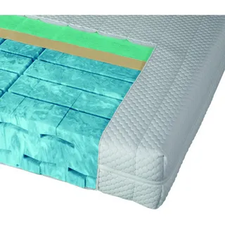 RUF Betten Komfortschaummatratze , Weiß , Textil , H2 , Füllung: Schaumstoff , rechteckig , 200x200 cm , Blauer Engel, Goldenes M, Made in Germany, Dgm, Oeko-Tex® Standard 100 , Härtegradauswahl, Über- und Sondergrößen erhältlich, Bezug abnehmbar/waschbar, Ober- und Unterseite versteppt, wendbar, für verstellbare Lattenroste geeignet, atmungsaktiv, schadstoffgeprüft, alternative Größen erhältlich, Partnermatratze , Schlafzimmer, Matratzen