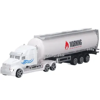 Öltanker-LKW-Modell, hochrealistisches, interaktives Spielzeug aus Metalllegierung für Kinder und Eltern