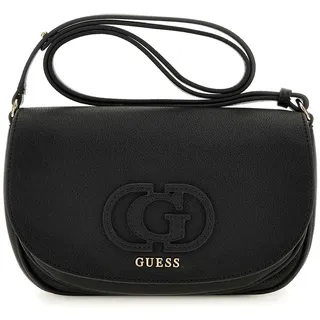 GUESS Calebra Convertible Xbody Flap Bag Black