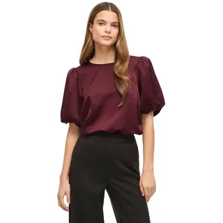 Vila Ellette 2/4 Satin Puff Top Kurzarm-t-shirt - Port Royale - 36