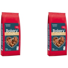 MERA Bakery Snacky Mix, Hundeleckerli für Training oder als Snack, Leckereien für Hunde aus natürlichen Zutaten, schonend gebackene Hundekekse, 1kg (Packung mit 2)