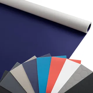 Primaflor PVC EXPOTOP - Blau - 2,00m x 0,50m - Messeboden, Vinyl-Boden für Küche, Wohn- und Badezimmer, Hochwertige Auslegware, Anti-Rutsch Bodenbelag - Blau