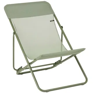 Lafuma MOBILIER - Mehrpositions-Klapp-Liegestuhl : Breite 58 cm - Maxi Transat - Batyline® Iso - Grün Moss LFM5170_9874-5 Jahre Garantie