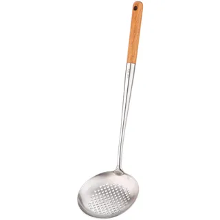 Skimmerlöffel,17inches Schaumlöffel,304 Edelstahl Wok Skimmer