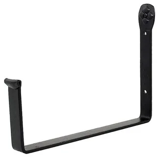 Achla Designs Blumenkasten-Halterungen für Blumenkasten, Eisen, Schwarz, 25,4 cm