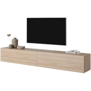 Selsey TV Schrank Board Sideboard Fernsehtisch Fernsehschrank 200 cm Hängend Eiche