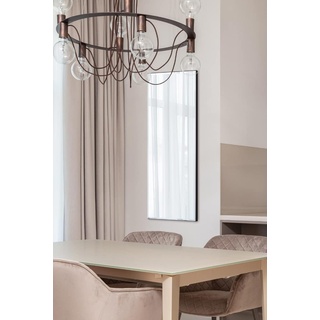 MirrorOutlet YC104 venezianischer Wandspiegel, 120 x 40 cm, Rahmenlos, 1 Stück