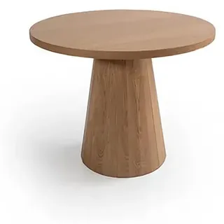 Esstisch Esszimmertisch Küchentisch Wohnzimmertisch Säulentisch Rund - Beige