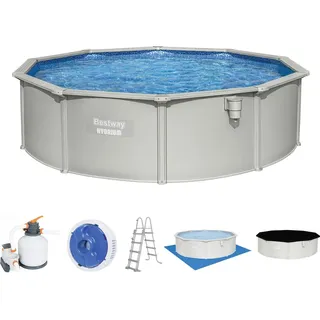 BESTWAY Hydrium 460 x 120 cm inkl. Sandfilteranlage und Reinigungsset