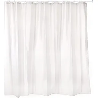 TATAY Duschvorhang Praktisch für den Alltag Funktionales robustes Design | Duschvorhang Badezimmer | 220x200 cm | Funktionales robustes Design | Vielseitig im Haushalt einsetzbar, Blau
