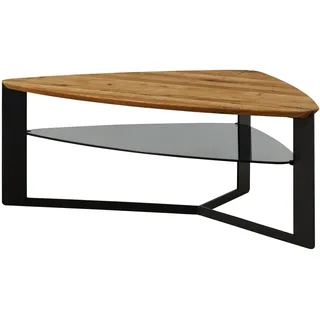 MASSIVMOEBEL24.DE Couchtisch Wildeiche mit Glasboden 120x70x44 natur geölt STARNBERG #25