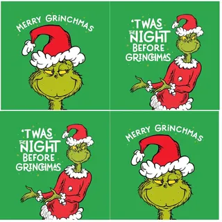 Danilo Promotions Ltd Danilo Promotions Limited Offizielles The Grinch Weihnachtskarten-Set, 12 Karten, 2 verschiedene Designs, GXXB3