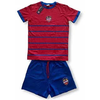 Levante Ud Kurzarm-pyjama - Red / Navy - XL