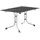 Gartentisch Klapptisch 140 x 90 x 73 cm Graphit/Schieferdekor Anthrazit