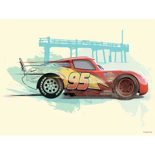 Komar Wandbild "Cars Lightning McQueen" 1 Stk. tlg. Kinderzimmer, Schlafzimmer, Wohnzimmer, farbe bild(er): bunt
