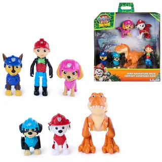 Spin Master PAW Patrol: Der Dino Film, Abenteuer Figuren 6er-Pack
